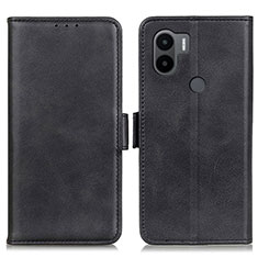 Handytasche Stand Schutzhülle Flip Leder Hülle M15L für Xiaomi Redmi A1 Plus Schwarz