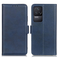 Handytasche Stand Schutzhülle Flip Leder Hülle M15L für Xiaomi Redmi K50 Pro 5G Blau