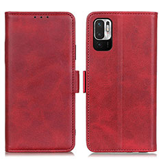 Handytasche Stand Schutzhülle Flip Leder Hülle M15L für Xiaomi Redmi Note 10 JE 5G Rot