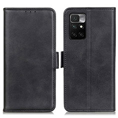 Handytasche Stand Schutzhülle Flip Leder Hülle M15L für Xiaomi Redmi Note 11 4G (2021) Schwarz