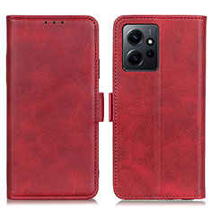 Handytasche Stand Schutzhülle Flip Leder Hülle M15L für Xiaomi Redmi Note 12 4G Rot