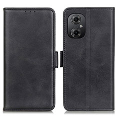 Handytasche Stand Schutzhülle Flip Leder Hülle M15L für Xiaomi Redmi Note 12R Pro 5G Schwarz