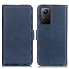 Handytasche Stand Schutzhülle Flip Leder Hülle M15L für Xiaomi Redmi Note 12S Blau