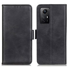 Handytasche Stand Schutzhülle Flip Leder Hülle M15L für Xiaomi Redmi Note 12S Schwarz