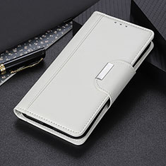 Handytasche Stand Schutzhülle Flip Leder Hülle M22L für Samsung Galaxy S24 5G Weiß