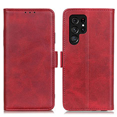 Handytasche Stand Schutzhülle Flip Leder Hülle M29L für Samsung Galaxy S24 Ultra 5G Rot