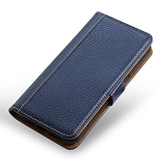 Handytasche Stand Schutzhülle Flip Leder Hülle ML14 für Xiaomi Mi 11X Pro 5G Blau