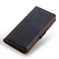 Handytasche Stand Schutzhülle Flip Leder Hülle ML14 für Xiaomi Mi 11X Pro 5G Schwarz