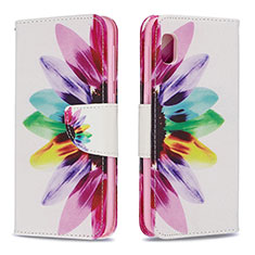 Handytasche Stand Schutzhülle Flip Leder Hülle Modisch Muster B01F für Samsung Galaxy A10e Plusfarbig