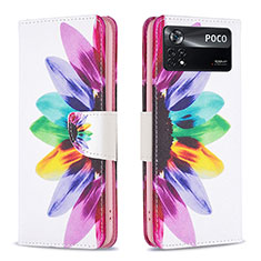 Handytasche Stand Schutzhülle Flip Leder Hülle Modisch Muster B01F für Xiaomi Redmi Note 11E Pro 5G Plusfarbig