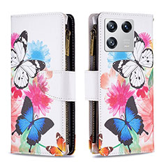 Handytasche Stand Schutzhülle Flip Leder Hülle Modisch Muster B04F für Xiaomi Mi 13 Pro 5G Bunt