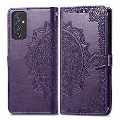 Handytasche Stand Schutzhülle Flip Leder Hülle Modisch Muster für Samsung Galaxy A05s Violett