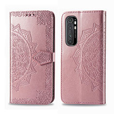 Handytasche Stand Schutzhülle Flip Leder Hülle Modisch Muster für Xiaomi Mi Note 10 Lite Rosegold