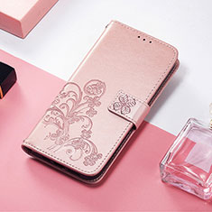 Handytasche Stand Schutzhülle Flip Leder Hülle Modisch Muster H04 für Apple iPhone 13 Pro Max Rosegold