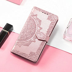 Handytasche Stand Schutzhülle Flip Leder Hülle Modisch Muster H05 für Apple iPhone 13 Pro Rosegold