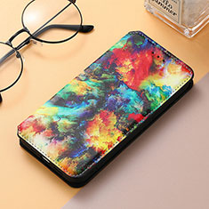 Handytasche Stand Schutzhülle Flip Leder Hülle Modisch Muster H09 für Apple iPhone 13 Pro Max Bunt