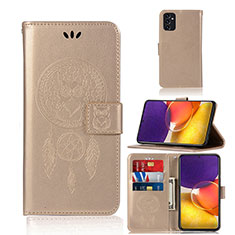 Handytasche Stand Schutzhülle Flip Leder Hülle Modisch Muster JX1 für Samsung Galaxy A05s Gold