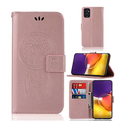 Handytasche Stand Schutzhülle Flip Leder Hülle Modisch Muster JX1 für Samsung Galaxy A05s Rosegold