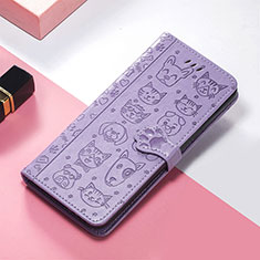 Handytasche Stand Schutzhülle Flip Leder Hülle Modisch Muster S05D für Huawei Honor Magic5 5G Violett