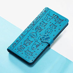 Handytasche Stand Schutzhülle Flip Leder Hülle Modisch Muster S05D für Huawei Nova 9 Pro Blau