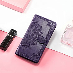 Handytasche Stand Schutzhülle Flip Leder Hülle Modisch Muster S05D für Xiaomi Redmi 12C 4G Violett