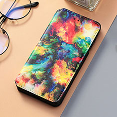 Handytasche Stand Schutzhülle Flip Leder Hülle Modisch Muster S06D für Samsung Galaxy S22 5G Plusfarbig