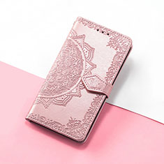 Handytasche Stand Schutzhülle Flip Leder Hülle Modisch Muster S07D für Huawei Enjoy 50 Pro Rosegold