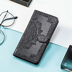 Handytasche Stand Schutzhülle Flip Leder Hülle Modisch Muster S07D für Huawei Honor Magic5 Pro 5G Schwarz