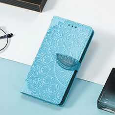 Handytasche Stand Schutzhülle Flip Leder Hülle Modisch Muster S08D für Huawei Honor 60 SE 5G Blau