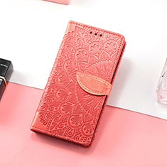 Handytasche Stand Schutzhülle Flip Leder Hülle Modisch Muster S08D für Huawei P40 Lite E Rot