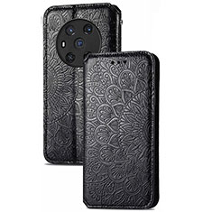 Handytasche Stand Schutzhülle Flip Leder Hülle Modisch Muster S09D für Huawei Honor Magic3 5G Schwarz