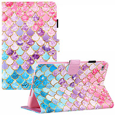 Handytasche Stand Schutzhülle Flip Leder Hülle Modisch Muster Y02B für Apple iPad Mini 4 Bunt