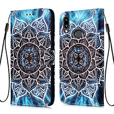 Handytasche Stand Schutzhülle Flip Leder Hülle Modisch Muster Y02B für Samsung Galaxy A10s Plusfarbig