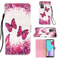 Handytasche Stand Schutzhülle Flip Leder Hülle Modisch Muster Y03B für Samsung Galaxy A52s 5G Pink