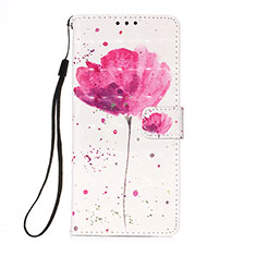 Handytasche Stand Schutzhülle Flip Leder Hülle Modisch Muster Y03B für Samsung Galaxy M02s Rosa