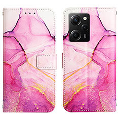 Handytasche Stand Schutzhülle Flip Leder Hülle Modisch Muster YB4 für Xiaomi Poco X5 Pro 5G Pink