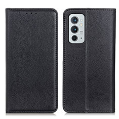 Handytasche Stand Schutzhülle Flip Leder Hülle N01P für OnePlus 9RT 5G Schwarz