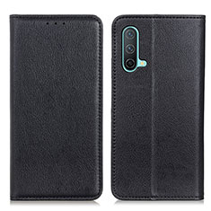 Handytasche Stand Schutzhülle Flip Leder Hülle N01P für OnePlus Nord CE 5G Schwarz