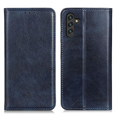 Handytasche Stand Schutzhülle Flip Leder Hülle N01P für Samsung Galaxy A04s Blau