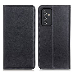 Handytasche Stand Schutzhülle Flip Leder Hülle N01P für Samsung Galaxy A05s Schwarz