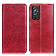 Handytasche Stand Schutzhülle Flip Leder Hülle N01P für Samsung Galaxy A82 5G Rot