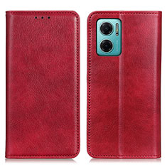 Handytasche Stand Schutzhülle Flip Leder Hülle N01P für Xiaomi Redmi Note 11E 5G Rot