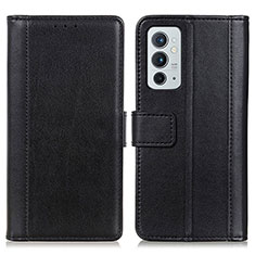 Handytasche Stand Schutzhülle Flip Leder Hülle N02P für OnePlus 9RT 5G Schwarz