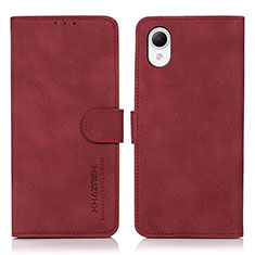 Handytasche Stand Schutzhülle Flip Leder Hülle N02P für Samsung Galaxy A23 5G SC-56C Rot