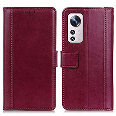 Handytasche Stand Schutzhülle Flip Leder Hülle N02P für Xiaomi Mi 12 Lite 5G Rot