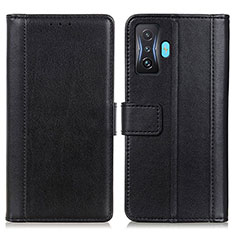 Handytasche Stand Schutzhülle Flip Leder Hülle N02P für Xiaomi Poco F4 GT 5G Schwarz