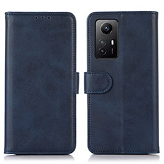 Handytasche Stand Schutzhülle Flip Leder Hülle N02P für Xiaomi Redmi Note 12S Blau