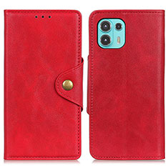 Handytasche Stand Schutzhülle Flip Leder Hülle N03P für Motorola Moto Edge 20 Lite 5G Rot