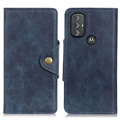 Handytasche Stand Schutzhülle Flip Leder Hülle N03P für Motorola Moto G Play (2023) Blau