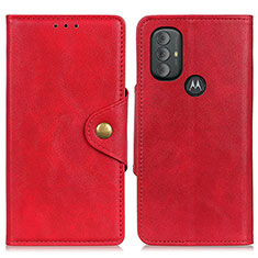 Handytasche Stand Schutzhülle Flip Leder Hülle N03P für Motorola Moto G Play (2023) Rot